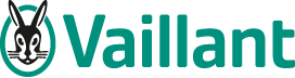 The brand logo of the Vaillant